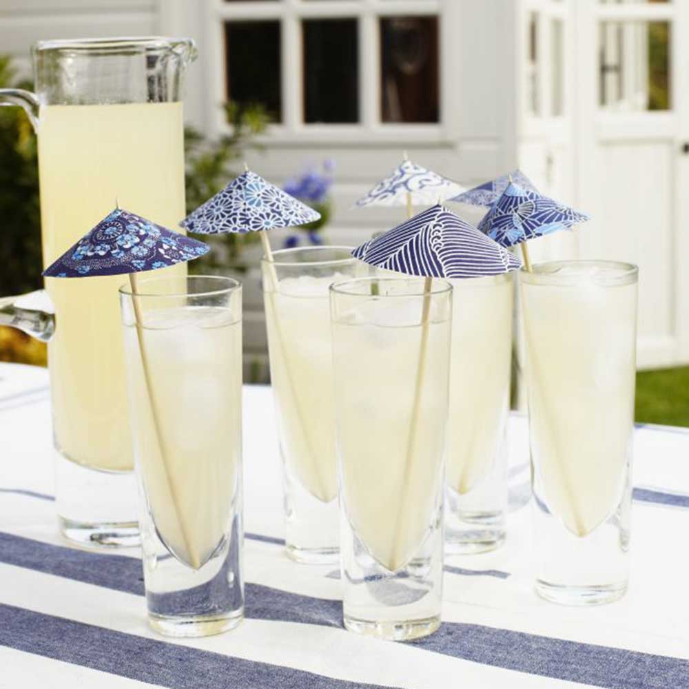 Al Fresco Entertaining Make Quirky Cocktail Umbrellas