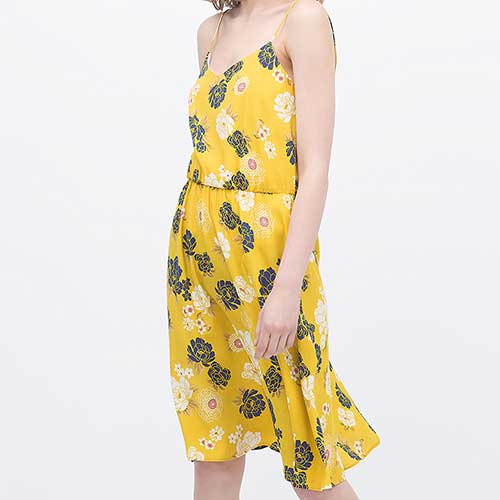 Yellow Flower Dress