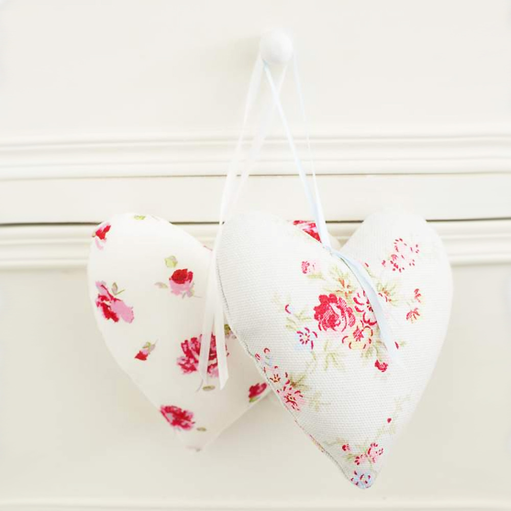 How To Sew Scented Fabric Hearts Valentine's Day Project