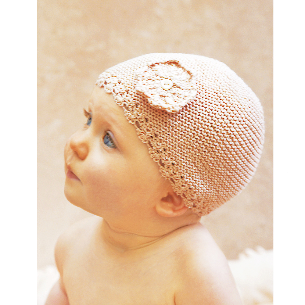 Cute baby hat knitting pattern