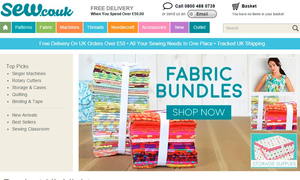 Sew.co.uk has relaunched!