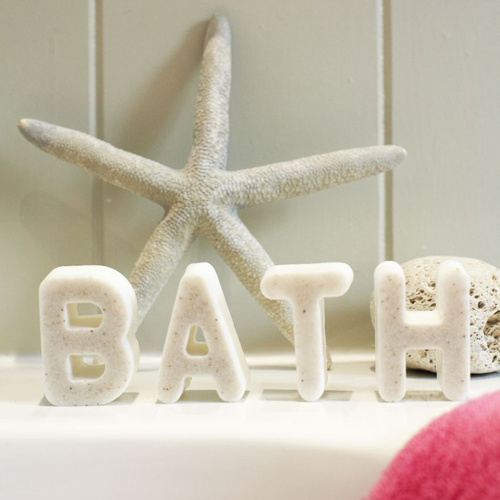 Make Handmade Soap Bars In Novelty Alphabet Letters